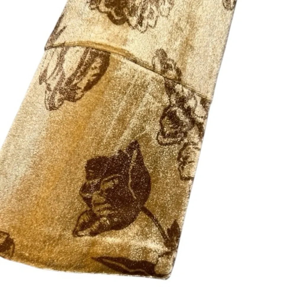 Joyfolie NWT XL Mia Joy Viktoria velvet coat in ochre floral - Picture 10 of 14